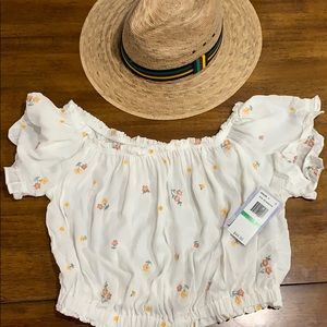 Floral crop top